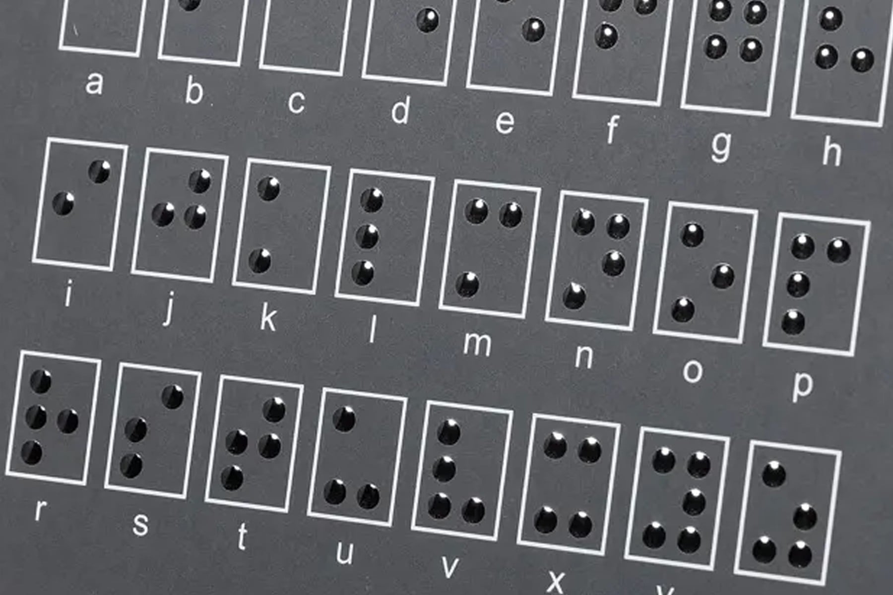 Exemplu de producție: Lăcuirea UV Braille